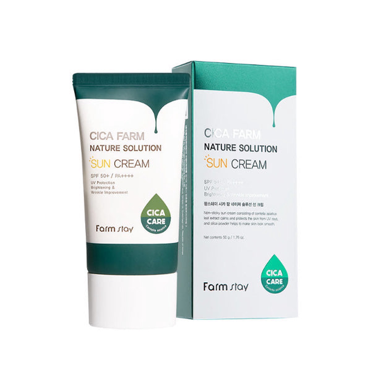 Farmstay Cica Farm Nature Solution Sun Cream SPF50+PA++++ 50g