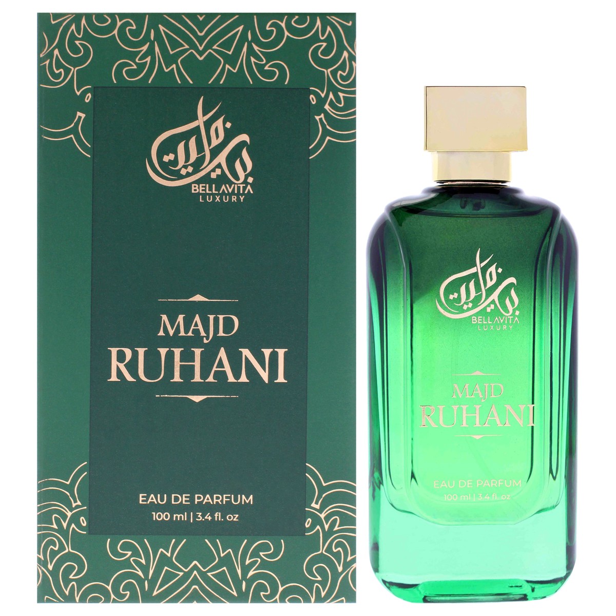 Bellavita Luxury Collection - Majd Ruhani by Bellavita for Men - 3.4 oz EDP Spray