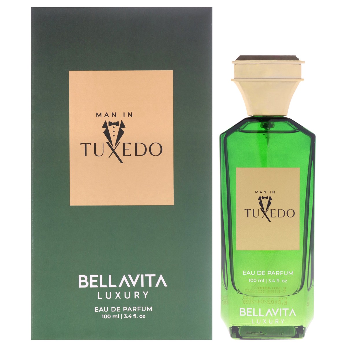 Bellavita Luxury Collection - Man In Tuxedo by Bellavita for Men - 3.4 oz EDP Spray