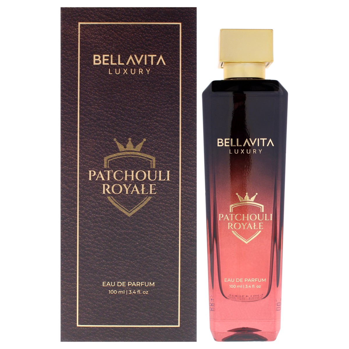 Bellavita Luxury Collection - Patchouli Royale by Bellavita for Men - 3.4 oz EDP Spray