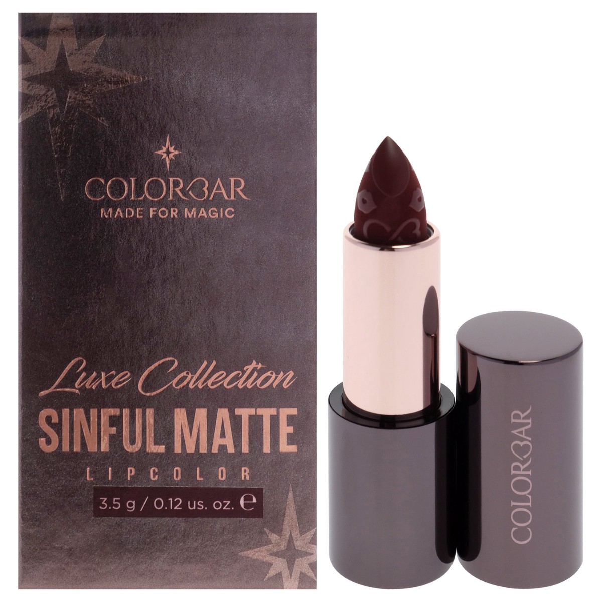 Colorbar Sinful Matte Lipcolor - 018 Xxx by Colorbar for Women - 0.12 oz Lipstick