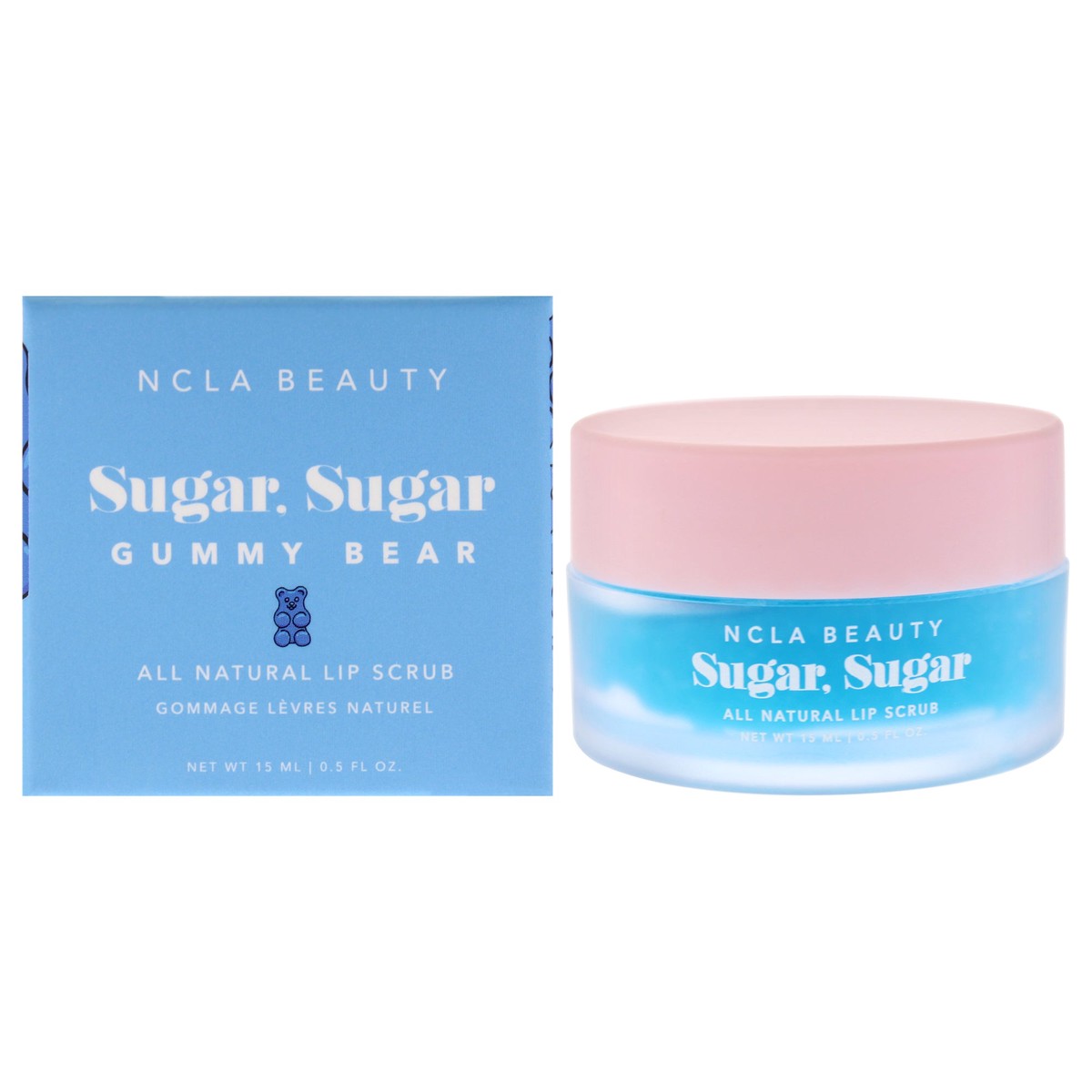 NCLA Sugar Sugar All Natural Lip Scrub - Gummy Bear by NCLA for Women - 0.5 oz Lip Scrub