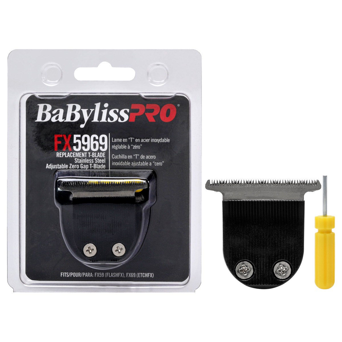 BaBylissPRO Replacement T-Blade - FX5969 by BaBylissPRO for Men - 1 Pc Blade